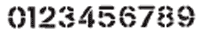 Stencil Numbers 9290602